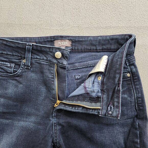 NYDJ Women 8 Dark Wash Mid Rise Ami Skinny Ankle Jeans Lift Tuck Technology - Picture 5 of 12